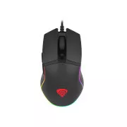 Genesis gaming optički miš KRYPTON 220/RGB/6400 DPI/Gaming/Optički/6000 DPI/Žični USB/Crni