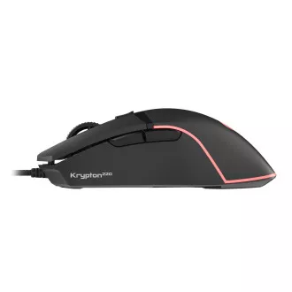 Genesis gaming optički miš KRYPTON 220/RGB/6400 DPI/Gaming/Optički/6000 DPI/Žični USB/Crni