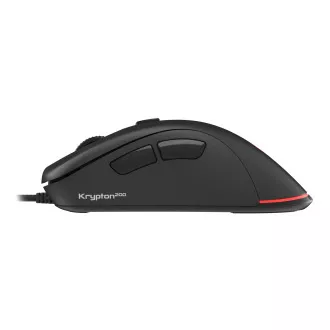Genesis gaming optički miš KRYPTON 200/RGB/6400 DPI/gaming/optički/6000 DPI/žičani USB/crni