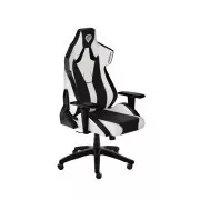 Genesis gaming stolica NITRO 650 bijelo-crna tkanina