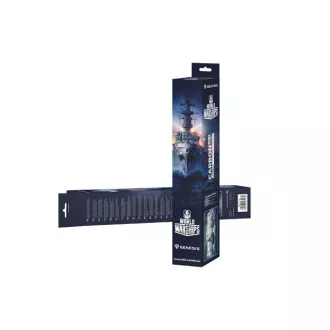 Gaming podloga za miš Genesis CARBON 500 WORLD of WARSHIPS ARMADA, MAXI 90x45cm