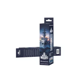 Gaming podloga za miš Genesis CARBON 500 WORLD of WARSHIPS, M 30x25cm