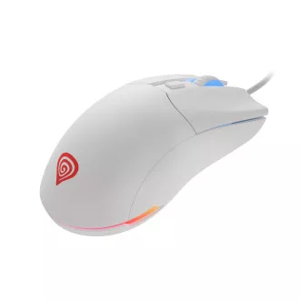 Genesis gaming optički miš KRYPTON 750/RGB/8000 DPI/gaming/optički/8000 DPI/žičani USB/bijeli