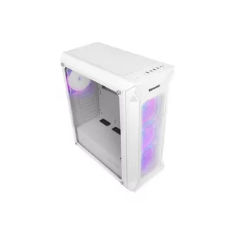 Kućište za računalo Genesis IRID 505 ARGB V2/Midi Tower/Transpar./Bijelo