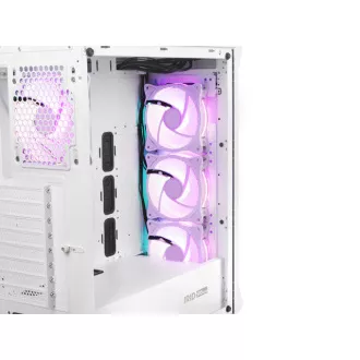 Kućište za računalo Genesis IRID 505 ARGB V2/Midi Tower/Transpar./Bijelo