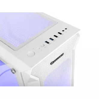 Kućište za računalo Genesis IRID 505 ARGB V2/Midi Tower/Transpar./Bijelo