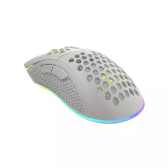Genesis Gaming optički miš KRYPTON 555/Gaming/Optički/8.000 DPI/Žični USB/Bijeli