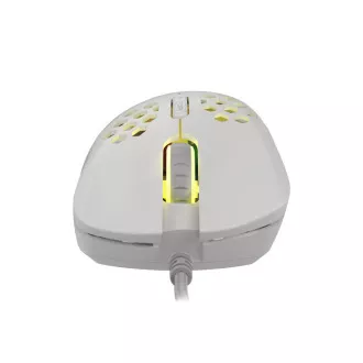 Genesis Gaming optički miš KRYPTON 555/Gaming/Optički/8.000 DPI/Žični USB/Bijeli