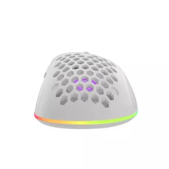 Genesis Gaming optički miš KRYPTON 555/Gaming/Optički/8.000 DPI/Žični USB/Bijeli