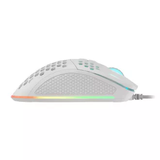 Genesis Gaming optički miš KRYPTON 555/Gaming/Optički/8.000 DPI/Žični USB/Bijeli
