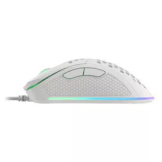 Genesis Gaming optički miš KRYPTON 555/Gaming/Optički/8.000 DPI/Žični USB/Bijeli
