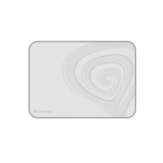 Genesis gaming podloga za miša CARBON 400 M LOGO 350X250mm, bijela