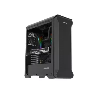 Kućište za računalo Genesis IRID 505F/Midi Tower/Transpar./Black