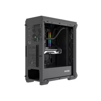 Kućište za računalo Genesis IRID 505F/Midi Tower/Transpar./Black