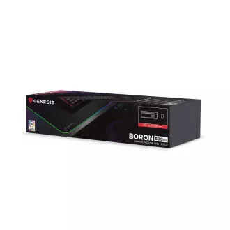 Gaming podloga za miša s RGB pozadinskim osvjetljenjem Genesis BORON 500 XXL, 800x400mm Gaming podloga za miša s RGB pozadinskim osvjetljenjem Genesis BORON 500 XXL, 800x400mm