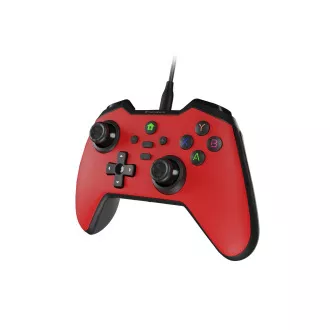 Genesis MANGAN 300 žični gamepad, za PC/Switch/Mobile, crveni