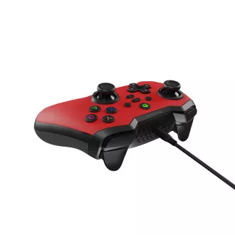 Genesis MANGAN 300 žični gamepad, za PC/Switch/Mobile, crveni