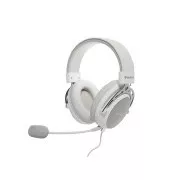 Gaming slušalice s mikrofonom Genesis TORON 301/Stereo/Jack/Žica/Stalak/Bijele
