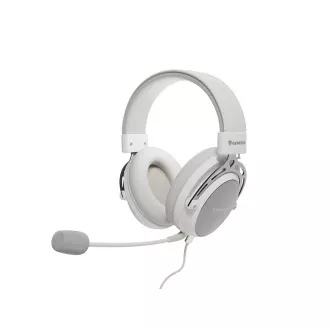 Gaming slušalice s mikrofonom Genesis TORON 301/Stereo/Jack/Žica/Stalak/Bijele