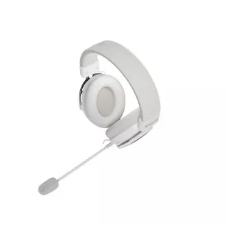 Gaming slušalice s mikrofonom Genesis TORON 301/Stereo/Jack/Žica/Stalak/Bijele