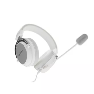 Gaming slušalice s mikrofonom Genesis TORON 301/Stereo/Jack/Žica/Stalak/Bijele