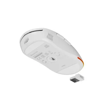 Genesis bežični gaming miš ZIRCON XIII/Gaming/Optički/26.000 DPI/Bežični USB/Bijeli