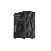 Kućište za računalo Genesis DIAXID 605F/Midi Tower/Prozirno/Crno