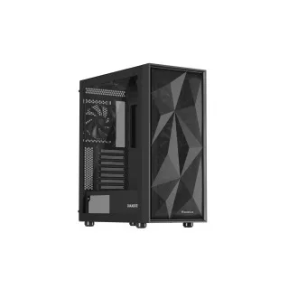 Kućište za računalo Genesis DIAXID 605F/Midi Tower/Prozirno/Crno