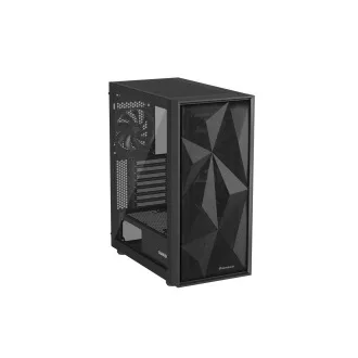Kućište za računalo Genesis DIAXID 605F/Midi Tower/Prozirno/Crno