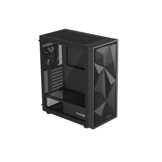 Kućište za računalo Genesis DIAXID 605F/Midi Tower/Prozirno/Crno