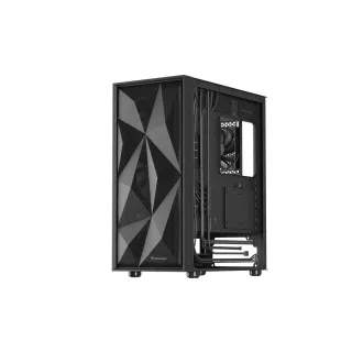 Kućište za računalo Genesis DIAXID 605F/Midi Tower/Prozirno/Crno