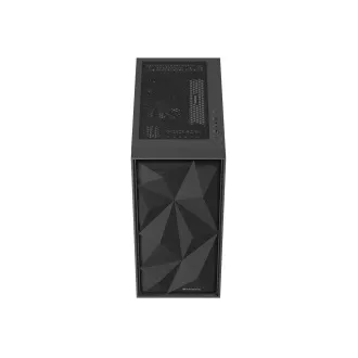 Kućište za računalo Genesis DIAXID 605F/Midi Tower/Prozirno/Crno