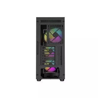 Kućište za računalo Genesis DIAXID 605 ARGB/Midi Tower/Transpar./Crna