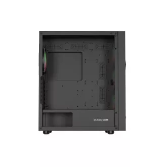 Kućište za računalo Genesis DIAXID 605 ARGB/Midi Tower/Transpar./Crna