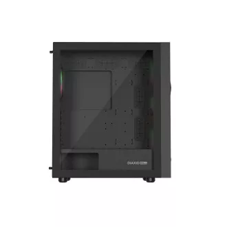 Kućište za računalo Genesis DIAXID 605 ARGB/Midi Tower/Transpar./Crna