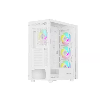 Kućište za računalo Genesis DIAXID 605 ARGB/Midi Tower/Transpar./Bijelo