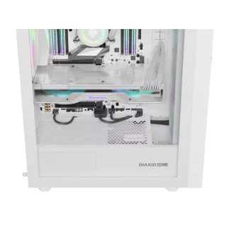 Kućište za računalo Genesis DIAXID 605 ARGB/Midi Tower/Transpar./Bijelo
