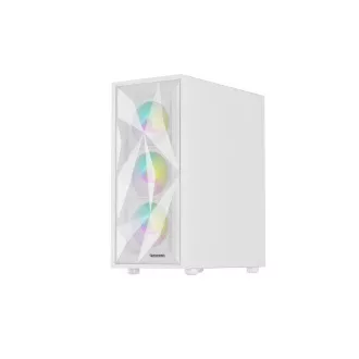 Kućište za računalo Genesis DIAXID 605 ARGB/Midi Tower/Transpar./Bijelo