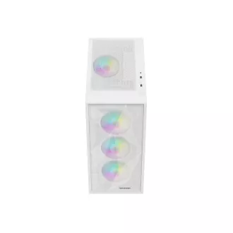 Kućište za računalo Genesis DIAXID 605 ARGB/Midi Tower/Transpar./Bijelo