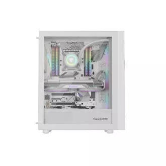Kućište za računalo Genesis DIAXID 605 ARGB/Midi Tower/Transpar./Bijelo