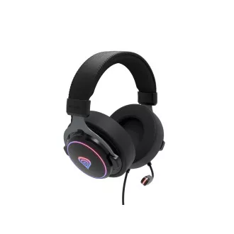 Genesis NEON 764/7.1/USB/žičane/stalne/crne gaming slušalice