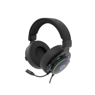 Genesis NEON 764/7.1/USB/žičane/stalne/crne gaming slušalice