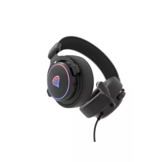 Genesis NEON 764/7.1/USB/žičane/stalne/crne gaming slušalice