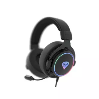 Genesis NEON 764/7.1/USB/žičane/stalne/crne gaming slušalice