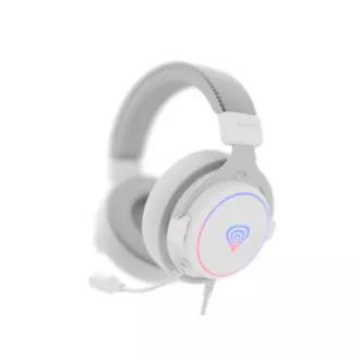Gaming slušalice s mikrofonom Genesis NEON 764/7.1/USB/Žične/Stalak/Bijele Gaming slušalice s mikrofonom Genesis NEON 764/7.1/USB/Žične/Stalak/Bijele
