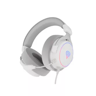 Gaming slušalice s mikrofonom Genesis NEON 764/7.1/USB/Žične/Stalak/Bijele Gaming slušalice s mikrofonom Genesis NEON 764/7.1/USB/Žične/Stalak/Bijele