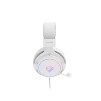 Gaming slušalice s mikrofonom Genesis NEON 764/7.1/USB/Žične/Stalak/Bijele Gaming slušalice s mikrofonom Genesis NEON 764/7.1/USB/Žične/Stalak/Bijele