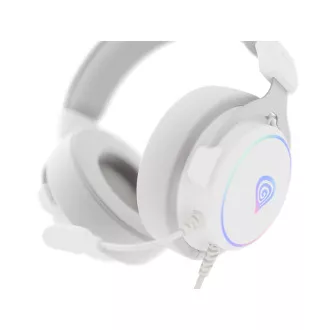 Gaming slušalice s mikrofonom Genesis NEON 764/7.1/USB/Žične/Stalak/Bijele Gaming slušalice s mikrofonom Genesis NEON 764/7.1/USB/Žične/Stalak/Bijele