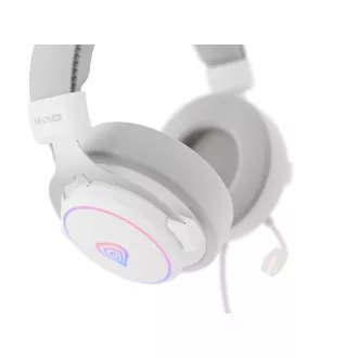 Gaming slušalice s mikrofonom Genesis NEON 764/7.1/USB/Žične/Stalak/Bijele Gaming slušalice s mikrofonom Genesis NEON 764/7.1/USB/Žične/Stalak/Bijele
