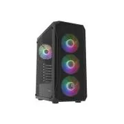 PC kućište Fury SHOBO/Midi Tower/Transpar./Black